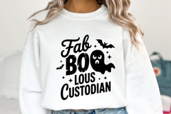 Fab Boo Lous Custodian Svg | Halloween Svg | Shirt Svg Product Image 1