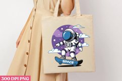 Space PNG, Astronaut Sublimation PNG Product Image 1