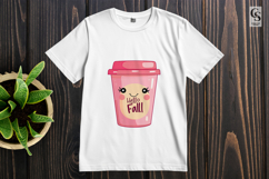 Hello Fall Cup Clipart Sublimation PNG Product Image 2