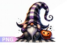 Halloween Gnome Sublimation, Clipart PNG Design Product Image 1