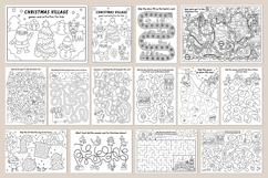 Christmas village coloring games and activities for kids Product Image 2