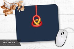 Love Knot Mouse Pad PNG Design Product Image 1