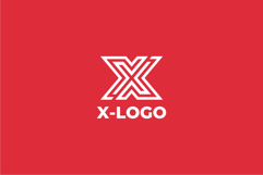 Geometric Letter X Logo Design Vector Product Image 2