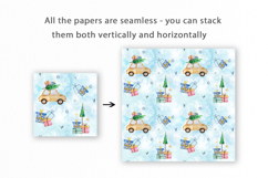Christmas Seamless Pattern, Digital Paper Product Image 2