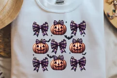 Vintage Halloween Witch Pumpkin And Tie Boow PNG Product Image 1