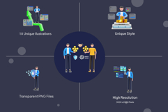 Financial Growth 3D Illustration Pack Product Image 2