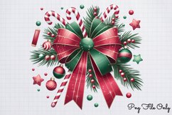 Coquette Christmas Sublimation Clipart Bundle PNG Product Image 4
