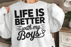 Life Is Better With My Boys SVG Product Image 3
