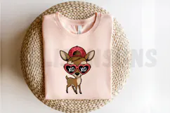 Valentine Buck PNG Sublimation, Valentines Deer PNG Product Image 2