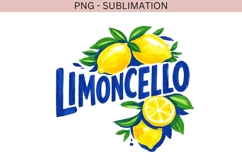 Limoncello PNG Sublimation | Italian Lemon Summer Design Product Image 2