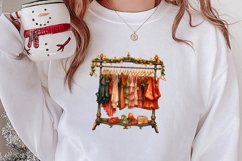 Vintage Christmas Magic Clipart, Christmas Clipart Product Image 2