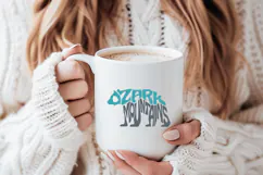 Ozark Mountains SVG PNG | Bear Word Art Cut File | Missouri Product Image 2
