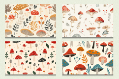 Whimsical Mushroom Cutting Boards sublimation Design Product Image 2