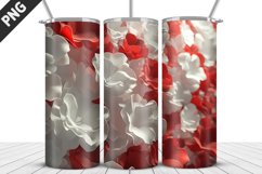 Flowers Tumbler Wrap | Sublimation Design | Tumbler PNG Product Image 1
