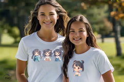 Cute cawaii girls sublimation Product Image 2