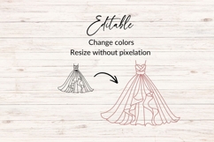 Wedding Dress SVG Product Image 2