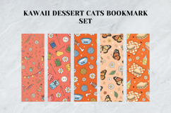 Kawaii Dessert Cats Bookmark Set,Cute Sweet Treat Kittens Product Image 2