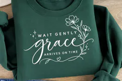 In the Stillness Grace Is Growing PNG, Christian Grace Faith Product Image 2
