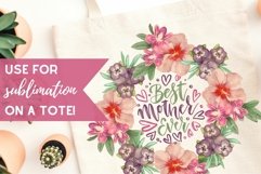 Watercolor Flowers & Arrangements Antique Sublimation Art Product Image 2