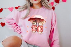 Valentines Day Animal Couple Clipart, Valentine Couple Product Image 2