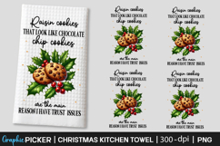 Funny Christmas Kitchen Towel PNG | Christmas Kitchen Towel Product Image 2