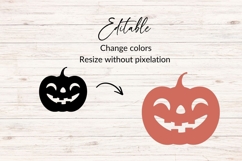 Cute Jack O Lantern Pumpkin SVG Product Image 2