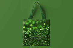 Green Glitter Glow Digital Paper Product Image 2