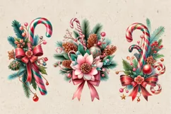 Christmas Decor. Watercolor Cliparts. PNG sublimation Product Image 2