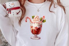 Christmas Wine Cup Sublimation Clipart Product Image 2
