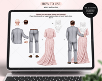 Nikah Muslim Wedding Clipart Portrait Creator Product Image 2