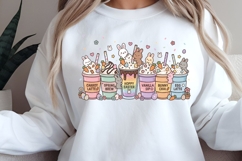 Easter Bunny Drinks PNG - Spring Coffee Lover Sublimation Product Image 4