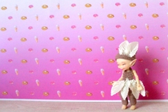 Dollhouse wallpaper donut nursery BJD doll prop download Product Image 2