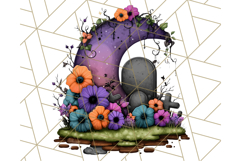 Enchanted Graveyard Halloween PNG Clipart Product Image 2