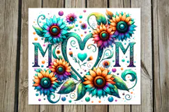 Mom's design | 4 Mother's day Skinny tumbler sublimation Product Image 2