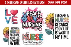 Nurse Sublimation PNG Product Image 1
