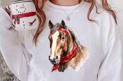Christmas Horses Clipart, Christmas Horses Clipart Product Image 2