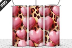Lovely Hearts Tumbler Design | Valentine&#039;s Day Tumbler Wrap Product Image 1
