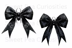 Halloween, Bows, Ephemera, PNG, watercolor, Clipart Product Image 2