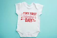 My first valentine's day SVG, Valentine's Day SVG Product Image 2
