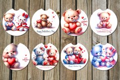 Valentine teddy bear | love car coaster &amp; key chain design Product Image 2