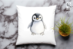 Cute Baby Penguin Clipart Sublimation PNG Product Image 2