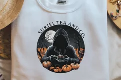 Vintage Halloween, Suriel tea and co Clipart PNG Product Image 2