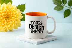 Coffee Mug Mockups, Spring Mug Mockup, Styled Stock Mockup Product Image 1