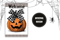Funny Halloween Garden Flag, Welcome Garden Flag Product Image 2