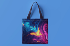 Purple Swirl Art Digital Paper Product Image 2