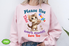 Funny Cat with Sarcastic Quotes, Funny Pet Animal Meme, Puns Product Image 3