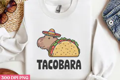 Tacobara PNG, Funny Capybara Sublimation PNG Product Image 2