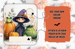 Cartoon Halloween Pumpkins Money Card, Halloween Gift Card Product Image 2
