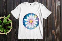 Beautiful Daisy Flower Clipart Sublimation Png Product Image 2
