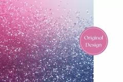 Glitter Tumbler Sublimation Design, Ombre Tumbler Template Product Image 2